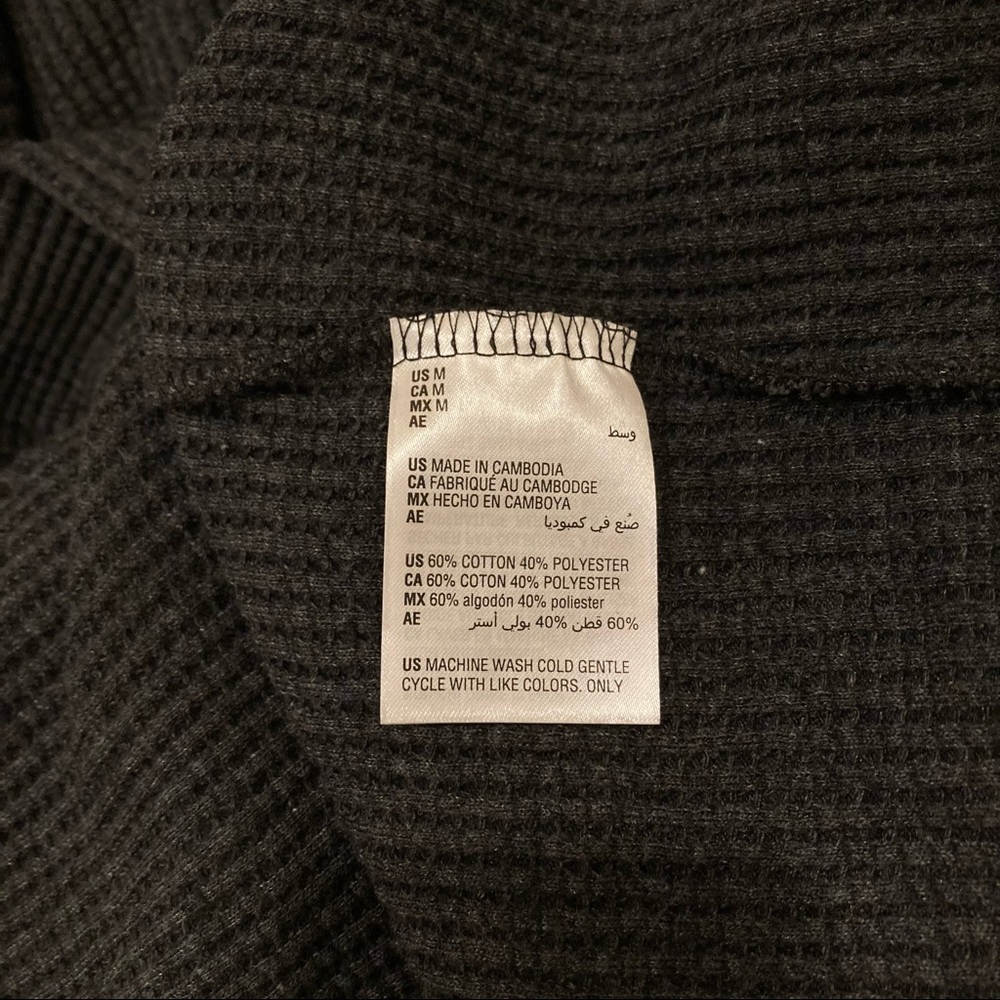 Sun + Stone Men’s Thermal Solid Hoodie - Picture 9 of 9
